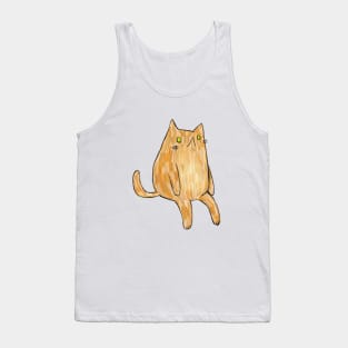 Sitting Cat Tank Top